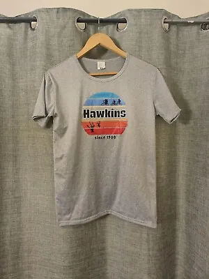 Buy Hawkins Stranger Things T-Shirt Grey Medium • 9.99£