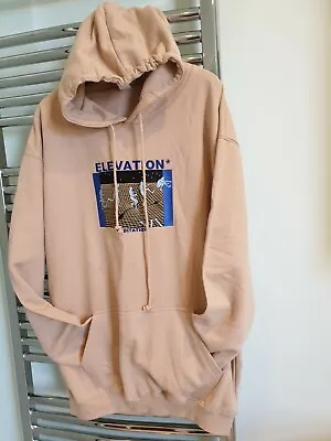 Buy JUSTHOODS XL Sand Coloured Hoodie With Kangaroo Pockets, NEW With NO Tags • 15£