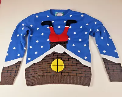 Buy Merry Christmas Jumper, With Santa,  Size Large Gift • 9.99£