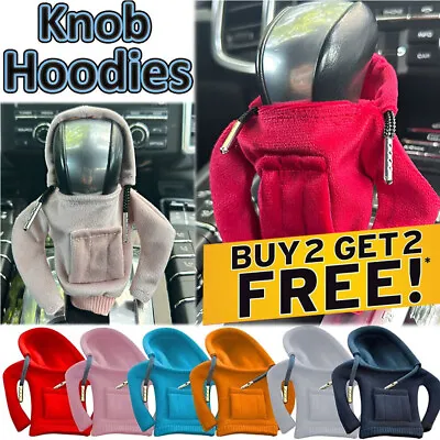 Buy Hooded Button Sweater Shift Lever Knob Hoodie Sweatshirt Car Interior DE • 3.50£
