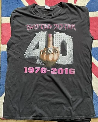 Buy Twisted Sister Forthieth Anniversary Tour T-shirt Dee Snider SMF • 20£