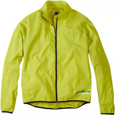 Buy Madison Flux Men's Packable Shell Cycling Jacket - Medium - Lime - CL-69-U13 • 24.95£