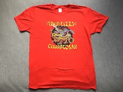 Buy Vtg 2018 Thin Lizzy Chinatown Shirt 1980 Metallica Black Sabbath Metal Dio Rare • 29.80£