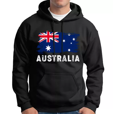 Buy Australia Flag Australian Pride Nationality Supporter Mens Hoody Top #6NE Lot • 3.99£