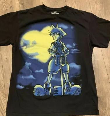 Buy Disney Kingdom Hearts T-Shirt Graphic 100% Cotton Size Large • 13.29£