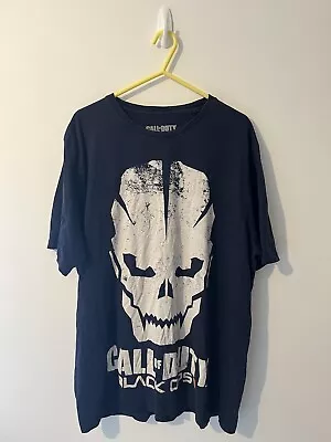 Buy Call Of Duty Navy T-shirt Black Ops 3 2015 Bioworld Size XLarge 100% Cotton • 15.99£