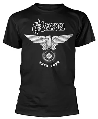Buy Saxon Estd 1979 Black T-Shirt OFFICIAL • 17.99£