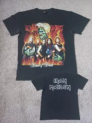 Buy Iron Maiden Dance Of Death T-Shirt - Thunder Size L - Vintage Heavy Metal • 7.99£