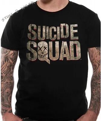 Buy Suicide Squad Movie Logo T Shirt  DC Comics New OFFICIAL S M L • 11.99£