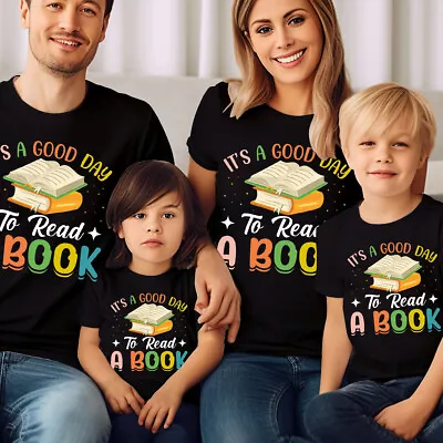 Buy Its A Good Day To Read A Book Teachers Gift Bookish Bookworm Womens T-Shirts #TD • 6.99£