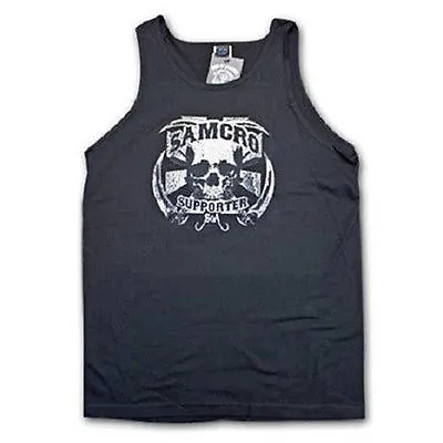 Buy Authentic Sons Of Anarchy Samcro Supporter Tank Top Soa Biker Mens Shirt M • 29.41£