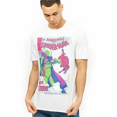 Buy Official Marvel Mens Spiderman Madness T-shirt White  S - XXL • 10.49£