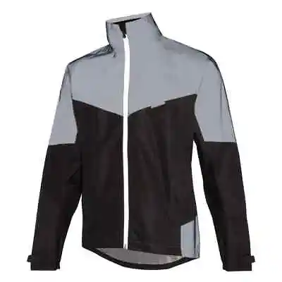 Buy Madison Stellar Men's Reflective Waterproof Cycling Jacket- Large - Black/Silver • 49.99£