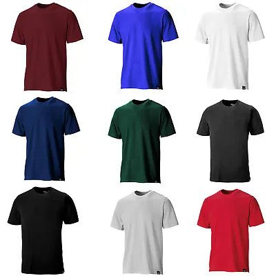 Buy Dickies Plain Cotton T-Shirt Mens Crew Neck Short Sleeve Work Tee SH34225 • 7.99£