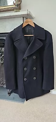 Buy Naval Clothing Depot Pea Coat, 42, Excellent Condition, Blue • 75£