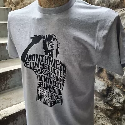 Buy Ian Brown Lyrics Graphic Grey Tee T Shirt I Wanna Be Adored Stone Roses  • 13.99£