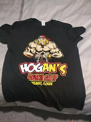 Buy Hulk Hogan Hogan's Beach Shop   Men's T-shirt Medium • 20£