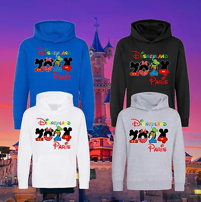 Buy Disneyland Paris 2024 Hoodie, Disney Mickey Minnie Unisex Adults Kids Pullover • 21.79£