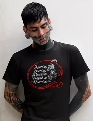Buy Deadstar Clothing 'loved Up, Inked Up' Men's Black T-shirt Size Xl *tattoo *new • 12.95£