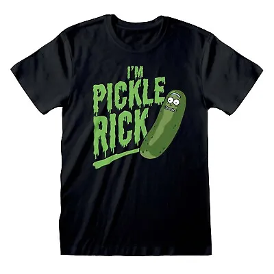 Buy Rick And Morty - Im Pickle Rick Unisex Black T-Shirt Ex Ex Large - X - H777z • 14.84£
