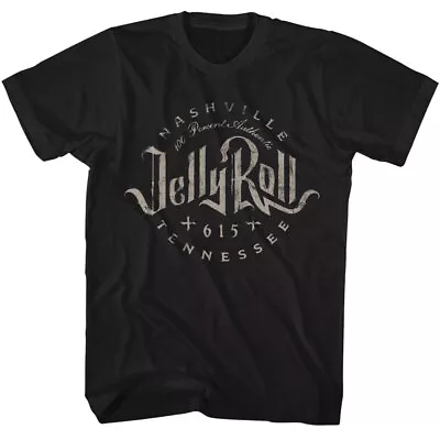 Buy Jelly Roll 100 Percent Authentic 615 Nashville TN Men's T Shirt Country Music • 41.32£