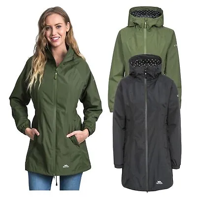 Buy Trespass Womens Waterproof Jacket Ladies Longer Length Raincoat Daytrip • 51.99£