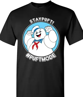 Buy Ghostbusters Staypuft Poster T Shirt Men's Ladies Black • 15.99£