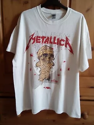 Buy Metallica T Shirt One Landmine Official Licensed Metal Tee White S-2XL New • 30.19£