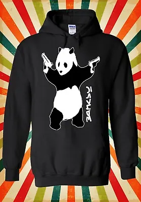 Buy Banksy Panda Street Art Graffiti Cool Men Women Unisex Top Hoodie Sweatshirt 644 • 19.95£