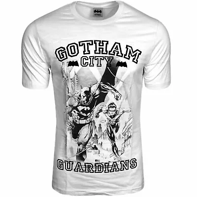 Buy Licensed Mens Dc Comics Batman Gotham City Guardians  T-shirt Gift S M L XL Top  • 7.99£