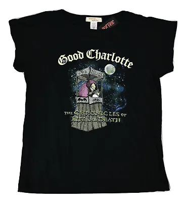 Buy Hot Topic Juniors Good Charlotte The Chronicles Of Life And Death Shirt NWT 2XL • 9.44£