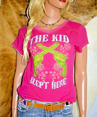 Buy DOUBLE D RANCH Guns And Roses Embroidered Tee Size Small • 43.42£