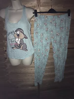 Buy Ladies Size 12 - 14 Blue Disneys Thumper 2 Piece Pyjamas By George • 0.99£