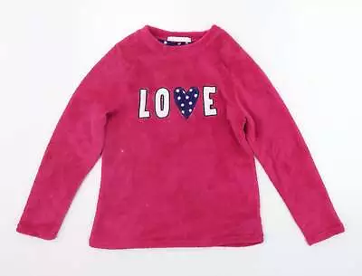 Buy Time To Dream Girls Pink Solid Polyester Top Pyjama Top Size 8-9 Years Pullover  • 5.25£