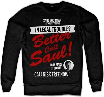 Buy Breaking Bad In Legal Trouble Sweatshirt Black • 42.24£