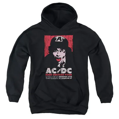 Buy AC/DC High Voltage Live 1975 Youth Pullover Hoodie Sweatshirt Black • 40.33£