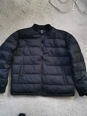 Buy Smart Black Uniqlo Warm Lightweight Winter Down Jacket - Superb Condition! • 35£