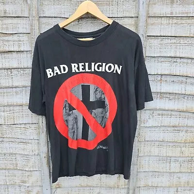Buy Vintage 90s Bad Religion Band T Shirt Mens Large. Empire • 124.99£