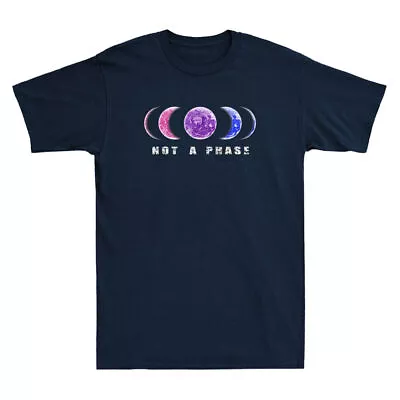 Buy Not A Phase Bi Bisexual With Moon Pride Gay Homosexual Lesbian Vintage T-Shirt • 14.99£