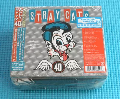 Buy STRAY CATS 40 CD + T-shirt (L) W/Bonus Track 2019 Japan Only NEW VIZP-161 OBI • 25.85£