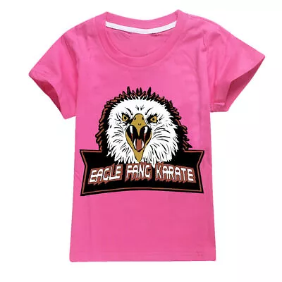 Buy T Shirt Tee Tops 2-14Y Kids Eagle Fang Karate Casual Short Sleeve T Shirt Cotton • 10.21£