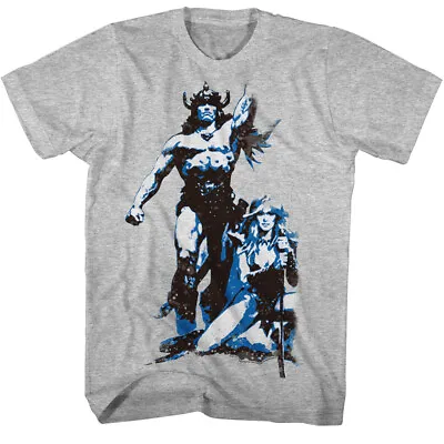 Buy Conan The Barbarian Classic Movie CONAN & Valeria Men's T-Shirt • 38.94£