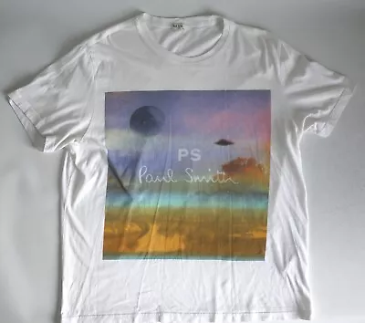 Buy PAUL SMITH Utopia T-Shirt White Men's Size XL • 19.99£