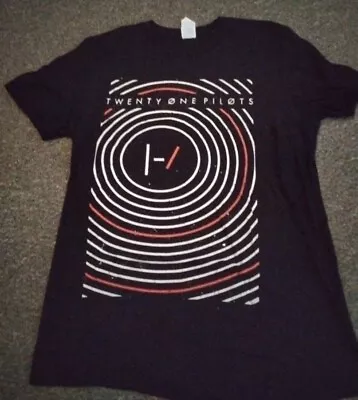 Buy 21 Twenty One Pilots T Shirt Indie Pop Rock Band Merch Tee Size Medium Black • 13.30£