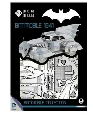 Buy Batmobile Metal 3D Model Kit 1941, DC Comics, Batman, Joker Movie Merch New • 5.99£