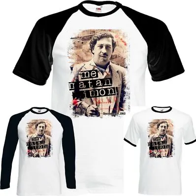 Buy Pablo Escobar T-Shirt Me Matan Limon Mens Funny Narcos TV Show Cartel Cocaine • 9.99£