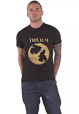 Buy TRIVIUM - GOLD DRAGON - Size M - New T Shirt - J72z • 17.15£