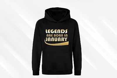 Buy Legends Are Born In Hoodie Or T Shirt Birth Born Slogan Novelty Kids Boys Girls • 13.99£