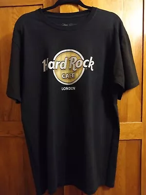 Buy Hard Rock Cafe London UK  Black T-shirt Mens L Large 0086 • 9.99£