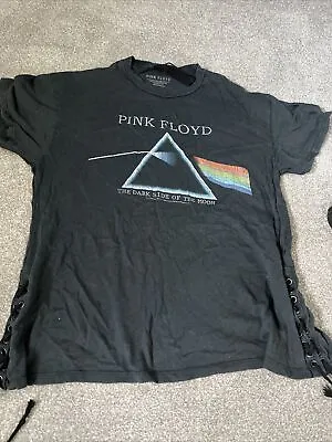 Buy Unisex Pink Floyd T-shirt. Size 36 Chest Ladies Tied Sides Vintage 2017 Goth • 8.99£